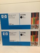 Lot Of 2 C4149A Genuine Black Toner Cartridges for LaserJet 8500 8550 - £31.90 GBP