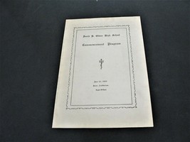 Class of June 1938, High School, Ohio Commencement Program-Booklet. - £4.88 GBP