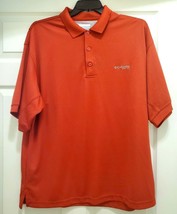 Columbia PFG Omni-Shade Mens XL Polo Short Sleeve Shirt Red - £20.04 GBP