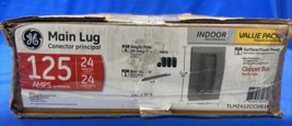 GE PowerMark Gold Main Lug 125 Amps 24 Space 24 Circuit TLM2412CCUG1K - $1,033.21 MXN