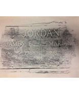Jim &amp; Marian Jordan Fibber McGee &amp; Molly Grave Rubbing Old Time Radio OT... - £19.54 GBP