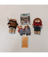 Lot of 4 Vintage 1980s Teddy Bears Furskins Orville T, Farrell, Dudley F... - £15.43 GBP