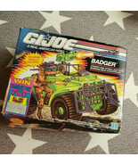 RARE VINTAGE 1990s G I JOE BADGER VEHICLE BOX 1991 Hasbro GI JOES - $0.01 CAD