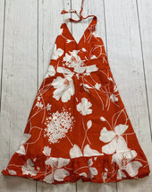 Pura Vida Knit Womens halter tropical floral dress size 6 - £23.91 GBP