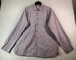 Territory Ahead Shirt Mens XL Purple Long Sleeve Pocket Collared Button Down EUC - £20.75 GBP