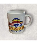 Primadonna Casino Coffee Mug Cup Vtg Whiskey Petes White - $23.34