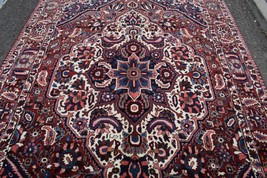 7&#39;2 x 10&#39;6 Fine Quality Vintage Handmade Wool Area Rug Oriental Medallion Carpet - £1,499.79 GBP