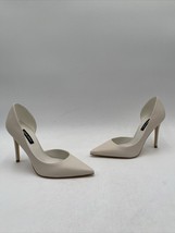 Nine West Folowe Pumps, Heels Dress Shoes Women&#39;s White Faux Leather Sz 5M - £19.50 GBP