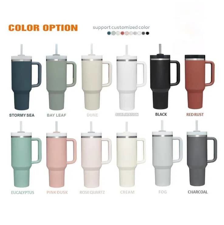 40oz Tumbler w/ Handle stainless steel Dual Wall - $16.99