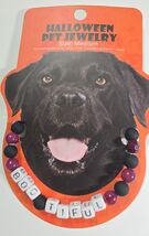 BOO TIFUL Halloween Pet Necklace Jewelry, Size Medium 16&quot; - $27.79 CAD