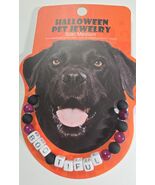BOO TIFUL Halloween Pet Necklace Jewelry, Size Medium 16&quot; - $27.59 CAD