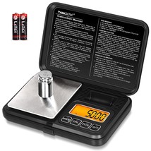 Thinkscale Digital Pocket Scale 200G/ 0.01G, Gram Scale With, Battery Included - £25.79 GBP
