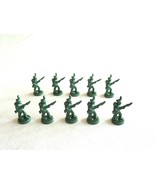 10x Risk 40th Anniversary Edition Board Game Metal Soldier Infantry Gree... - $8.54