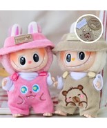 Cute Jumpsuit Labubu Outfit, Overalls Jumpsuit for Labubu Doll, Kawaii Style Set - $14.04