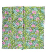 Vintage Lilly Pulitzer Tiki Hut Pattern Scarf Kerchief Bandana 19 x 19&quot; ... - $354.53 MXN