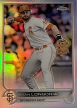 Evan Longoria* Refractor - 2022 Topps Chrome Card #54 - MLB San Francisco Giants - £3.99 GBP