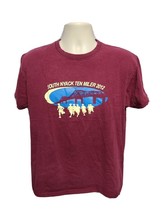 2012 South Nyack Ten Miler Adult Large Burgundy TShirt - $14.85