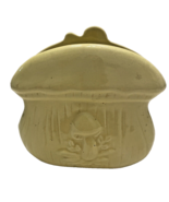 Pottery Mushroom Yellow Napkin Holder Hobbyist Studio Art Pottery Signed... - £36.93 GBP