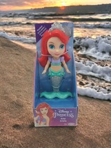 New! Disney Princess Mini Ariel Poseable Collectible Doll Glitter - £8.26 GBP