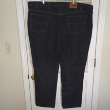 Vintage Levi&#39;s 540 Black Jeans Orange Tab Tag 52X32 (Measures 51X32) USA Relaxed - £30.33 GBP