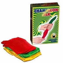 Chameleon Silk - A Silk Changes Color Three Times! - Great Pocket Magic Trick - £9.32 GBP