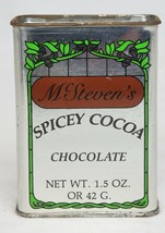 VINTAGE Antique McSteven&#39;s Spicey Cocoa 1.5 oz Tin - £15.78 GBP