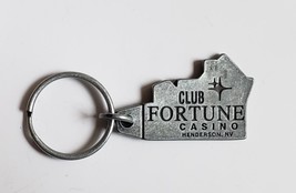 Club Fortune Casino  Henderson NV Promo metal keychain, vintage - $7.95