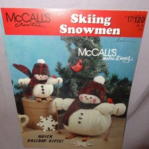 McCalls Skiing Snowmen 1998 Patterns Christmas Winter Booklet 17120 Santa  - £7.83 GBP
