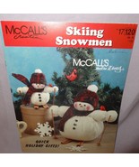 McCalls Skiing Snowmen 1998 Patterns Christmas Winter Booklet 17120 Santa  - £7.74 GBP