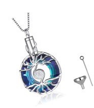 Tree of Life Urn Necklace for Human Ashes: Sterling - £132.71 GBP