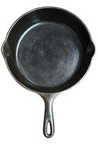 Wagner Ware 1058P ~ Sidney -0- ~ Seasoned ~ 10" Diameter ~ Cast Iron Ski... - $90.00