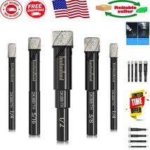 Efficient Diamond Drill Bits Set - Perfect for Tiles, Glass, &amp; Hard Stones - $34.53 CAD