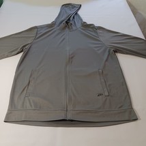 Pro Player Lightweight Men's Gray Full Zip Hoodie Wicking Jacket Size XL image 8