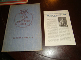 The Year of Decision 1846 By Bernard Devoto 1942, 1943 BOMC Flyer HC - $3.82