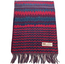 Women 100%Cashmere Scarf Classic Plaid Red Blue Purple Made In England#1... - £15.56 GBP