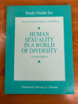 Study Guide Human Sexuality in a World of Diversity - Paperback 2nd Edition - $21.95