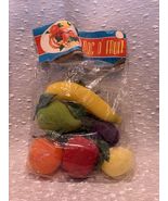 Vintage Bag O Fruits Plastic Unbreakable Open Bag - $25.28 CAD