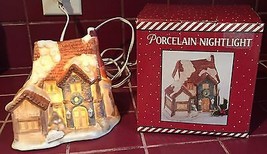 Vintage Christmas Porcelain Toy Shop Night Light Dayton Hudson Christmas Village - £7.74 GBP