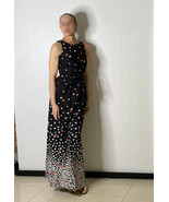 1970s Hawaiian Maxi Dress with Belt 1970s Floral Long Day Dress Hippy Bo... - €184,49 EUR