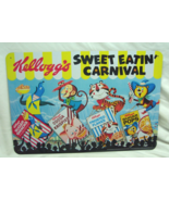 VINTAGE STYLE Kellogg&#39;s Frosted Flakes Sugar Pops CEREAL AD ON METAL SIG... - $364.46 MXN