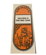 New Orleans Walking &amp; Driving Tour Louisiana Brochure Pamphlet Travel 1960s - €14,49 EUR
