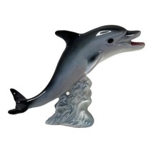 Vintage Kelvin Bone China Miniature Mini Leaping Dolphin Japan Figurine Ocean - £14.91 GBP