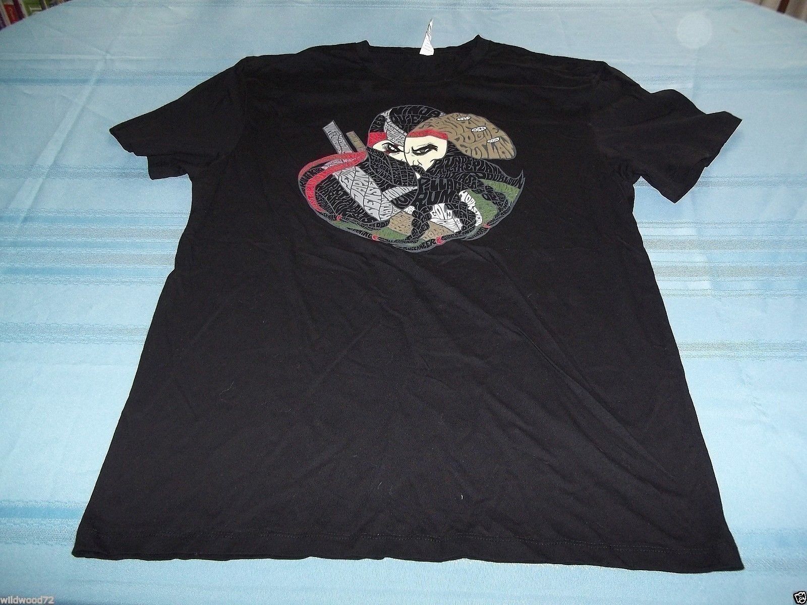 Primary image for Pirate in Words T-Shirt Size XXXL .