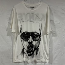 Kanye West Merchandise Kanye Iced Out Grill Face Portrait Shirt Mens  XL 2011 - £125.54 GBP