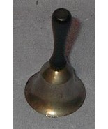 Vintage Wood Handle Dinner Bell with Clacker  - £4.71 GBP