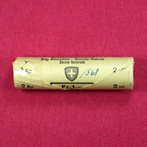 Coins Roll Switzerland 2 Rappen 1968 Roll of 50 Coins KM#47 BU 02115 - £35.40 GBP