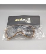 Crews Architect III Safety Vintage Glasses Never Used With Case Amber/Clear - $289.34 MXN