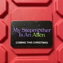 My Stepmother Is An Alien Movie Theatre Promotional Pinback Button Vtg 1988 - £8.10 GBP