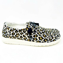 Hey Dude Womens Wendy Cheetah Size 5 Slip On Walking Casual Shoes - £37.99 GBP