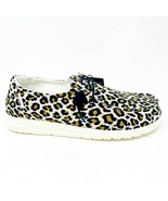 Hey Dude Womens Wendy Cheetah Size 5 Slip On Walking Casual Shoes - £37.62 GBP